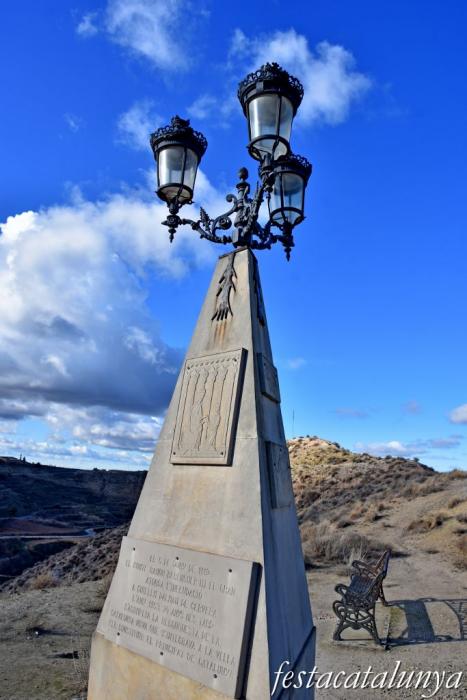 Castelldans - Monument a la formació del Principat de Catalunya a Castelldans Castelldans