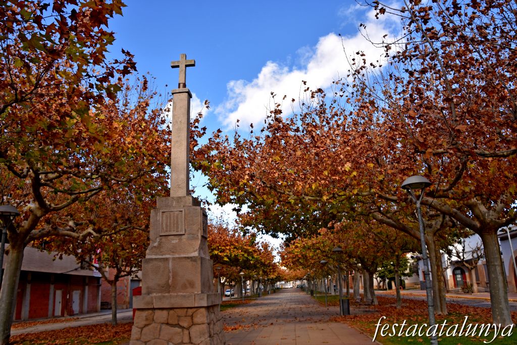 Castelldans - Nucli històric (Creu commemorativa)