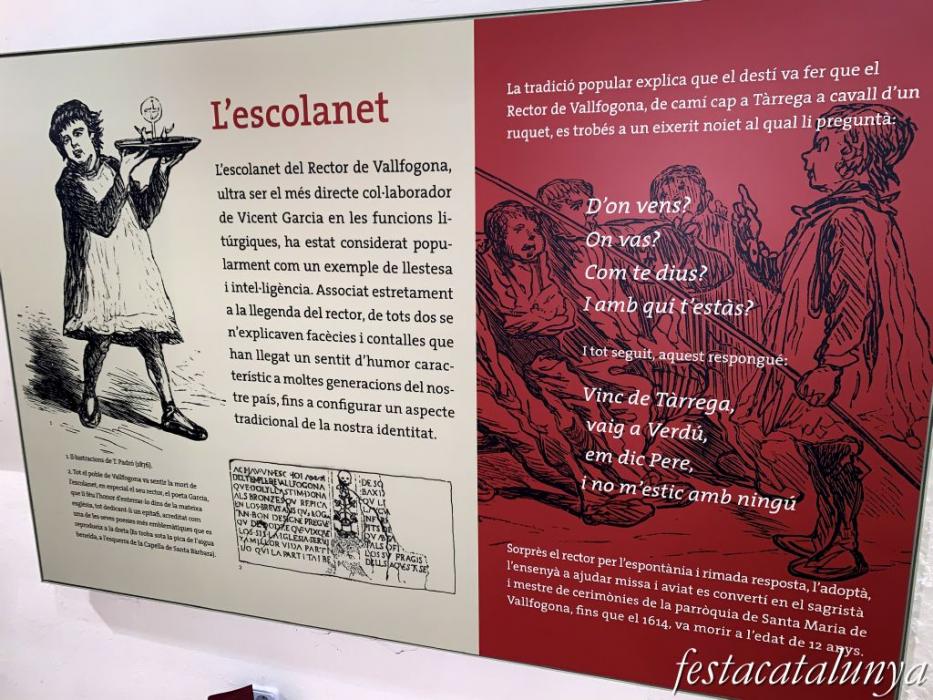 Vallfogona de Riucorb - Espai d'Interpretació Rector de Vallfogona