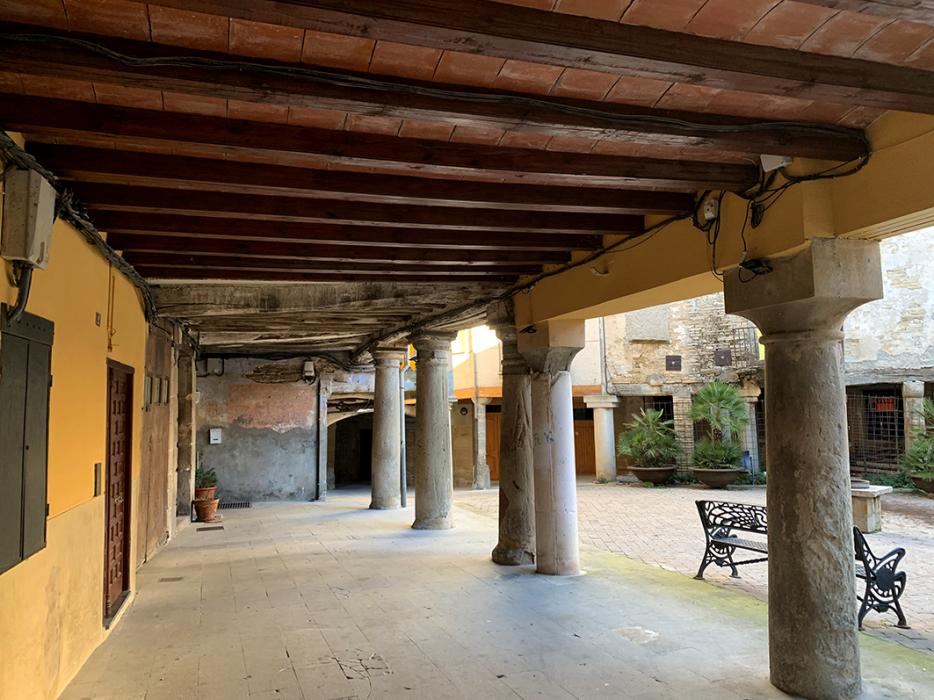 Plaça d'Avall o de l'Església de Santa Coloma de Queralt