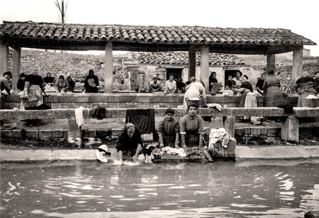 Santa Coloma de Queralt - Safareigs (voltant 1915) Foto: Col·lecció Roisin. IEFC