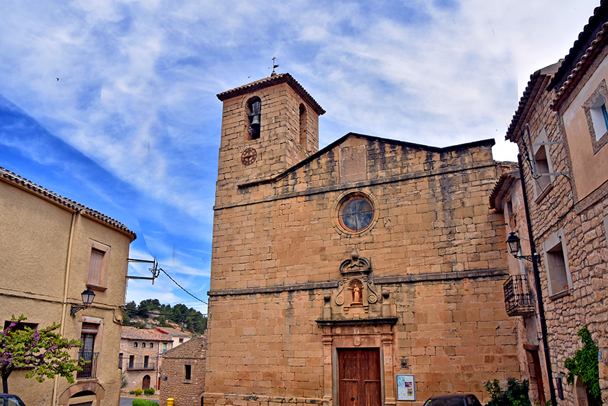 Pobla de Cérvoles - Església parroquial de la Mare de Déu de la Jonquera