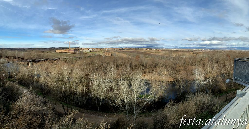 Térmens - Vistes panoràmiques des del mirador de l'antiga església de Sant Joan