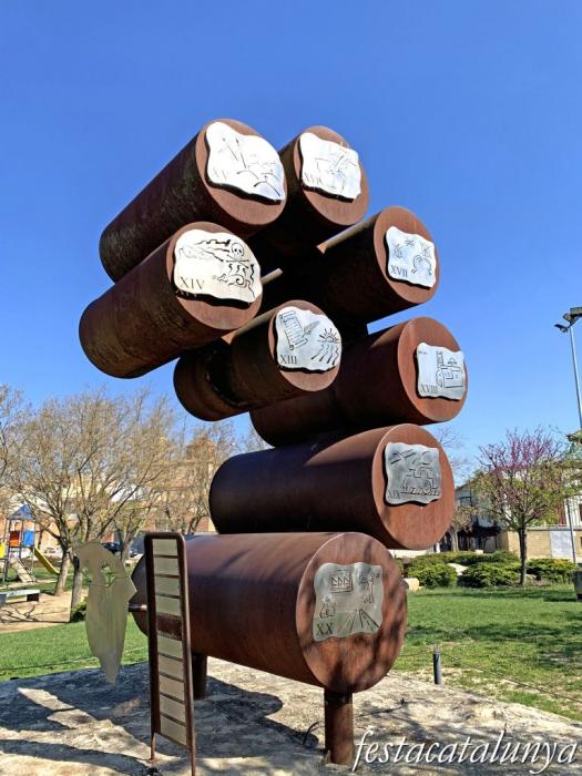 Golmés - Monument a la Carta Pobla 