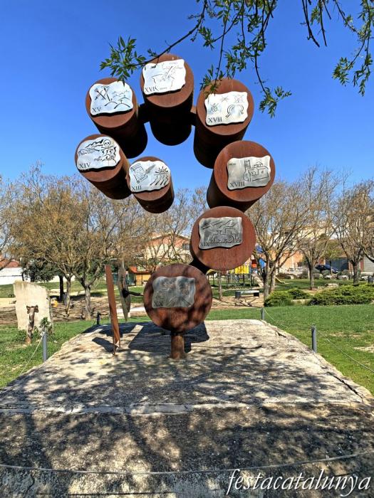 Golmés - Monument a la Carta Pobla 