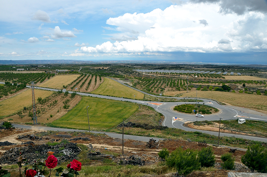 Vistes panoràmiques des del poble de Maials