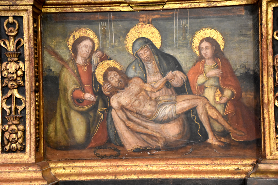 Retaule del Roser a Santa Caterina de Vinyols i els Arcs ***