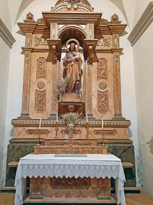 L'Albi - Altar de Sant Josep de Santa Maria (Foto: Ajuntament)