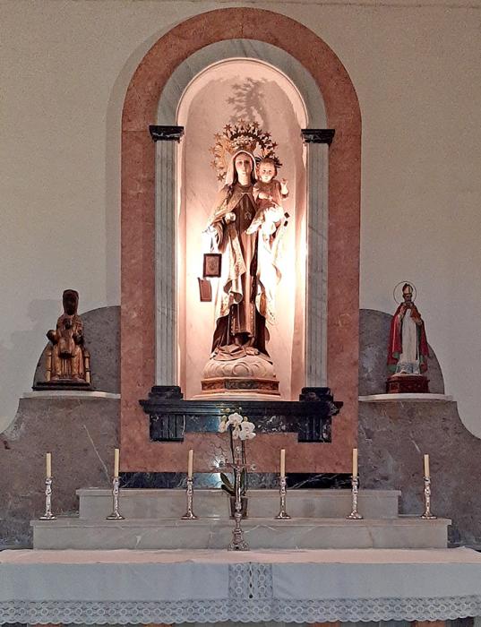 L'Albi - Altar de la Mare de Déu del Carme de Santa Maria (Foto: Ajuntament)