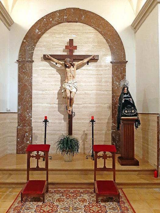 L'Albi - Altar del Sant Crist i la Dolorosa (Foto: Ajuntament)