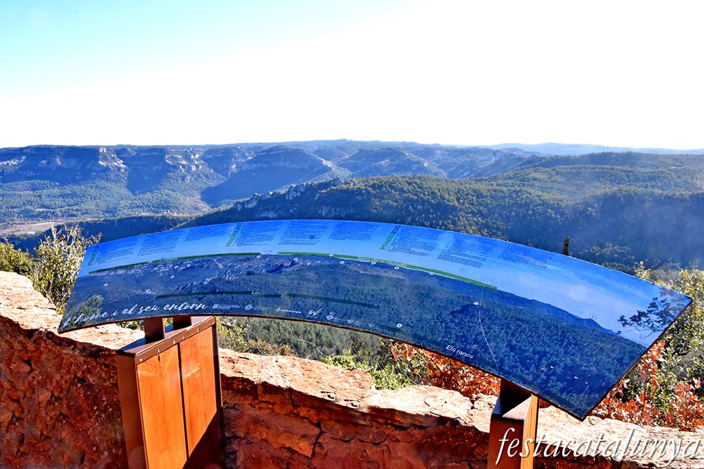 Prades - Mirador del Santuari de la Mare de Déu de l'Abellera 