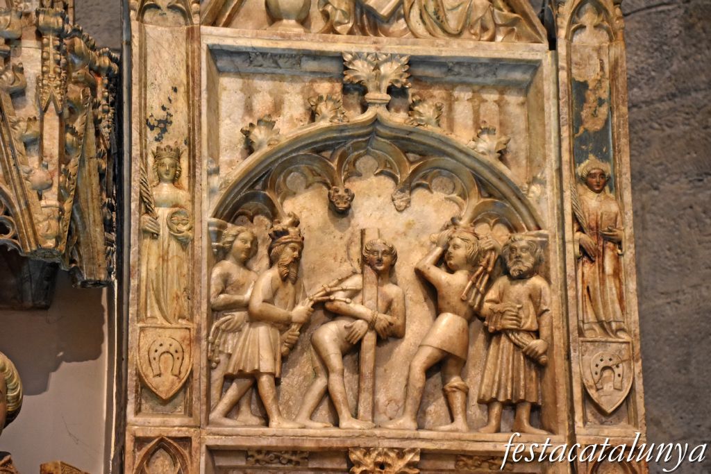 Santa Coloma de Queralt - Retaule de Sant Llorenç a Santa Maria 