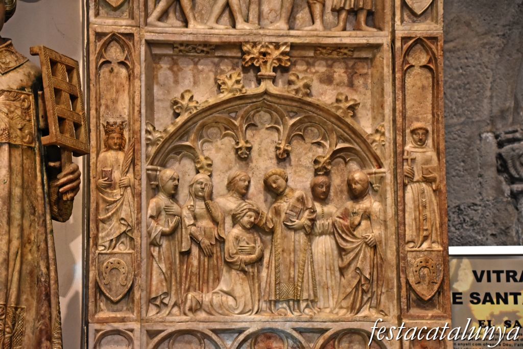 Santa Coloma de Queralt - Retaule de Sant Llorenç a Santa Maria