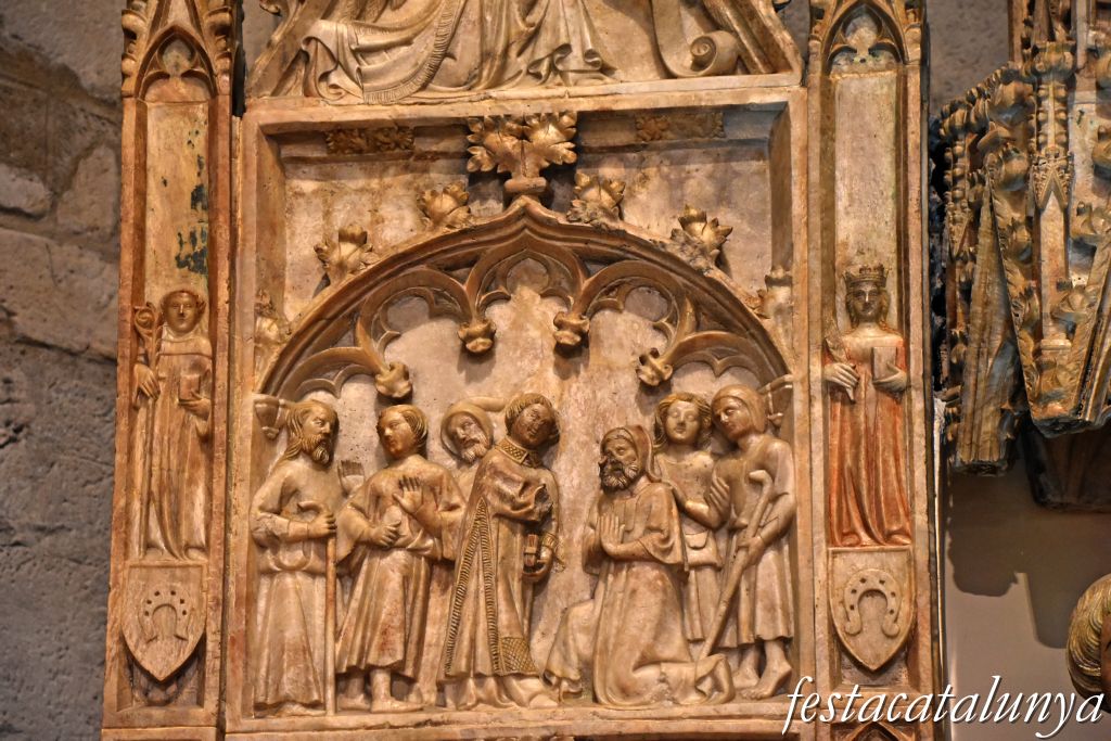 Santa Coloma de Queralt - Retaule de Sant Llorenç a Santa Maria 