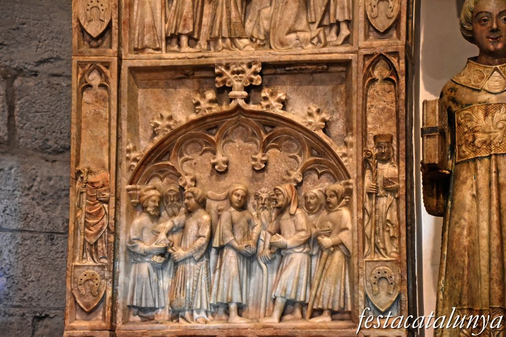 Santa Coloma de Queralt - Retaule de Sant Llorenç a Santa Maria 