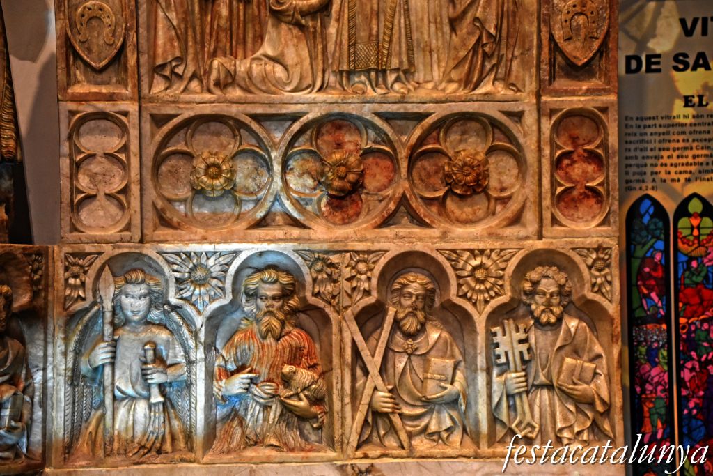 Santa Coloma de Queralt - Retaule de Sant Llorenç a Santa Maria 