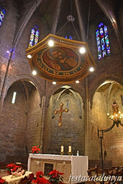 Santa Coloma de Queralt - Interior de l'església de Santa Maria 