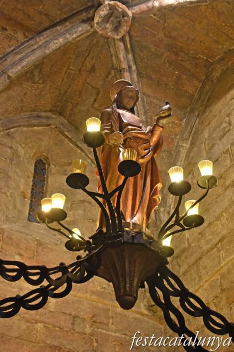 Santa Coloma de Queralt - Interior de l'església de Santa Maria  