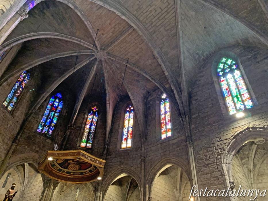 Santa Coloma de Queralt - Interior de l'església de Santa Maria 