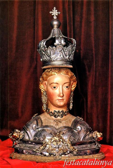 Santa Coloma de Queralt - Interior de l'església de Santa Maria