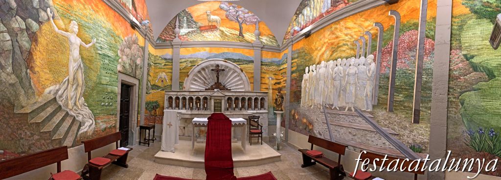 Santa Coloma de Queralt - Interior de l'església de Santa Maria 