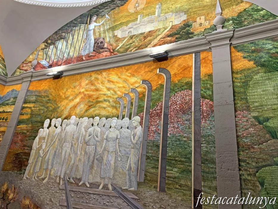 Santa Coloma de Queralt - Interior de l'església de Santa Maria 