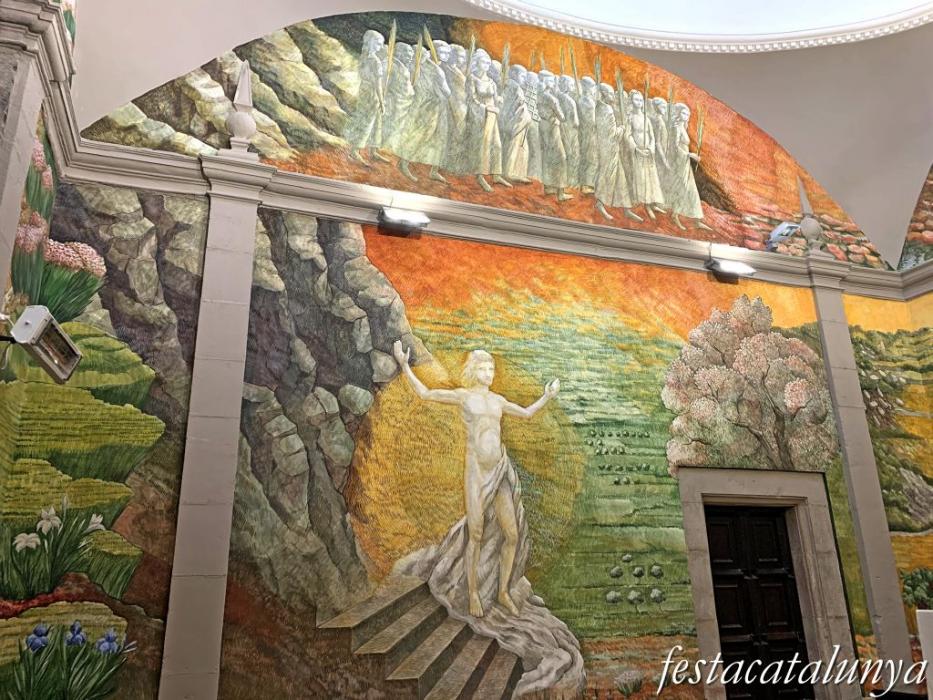 Santa Coloma de Queralt - Interior de l'església de Santa Maria 