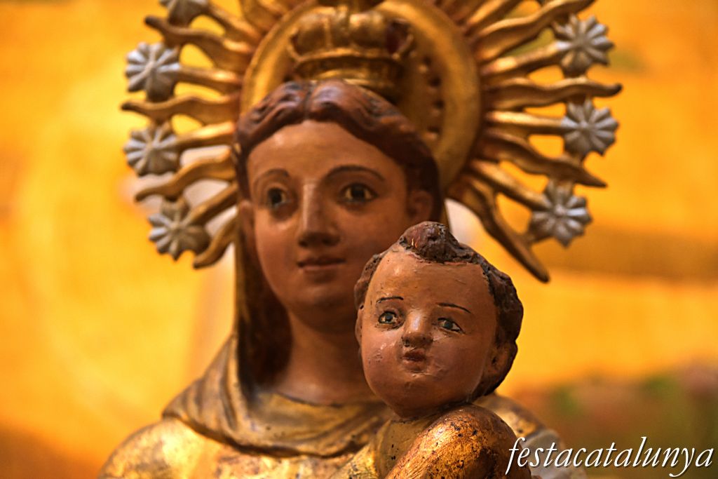 Santa Coloma de Queralt - Interior de l'església de Santa Maria 