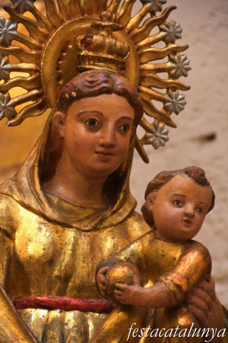 Santa Coloma de Queralt - Interior de l'església de Santa Maria  