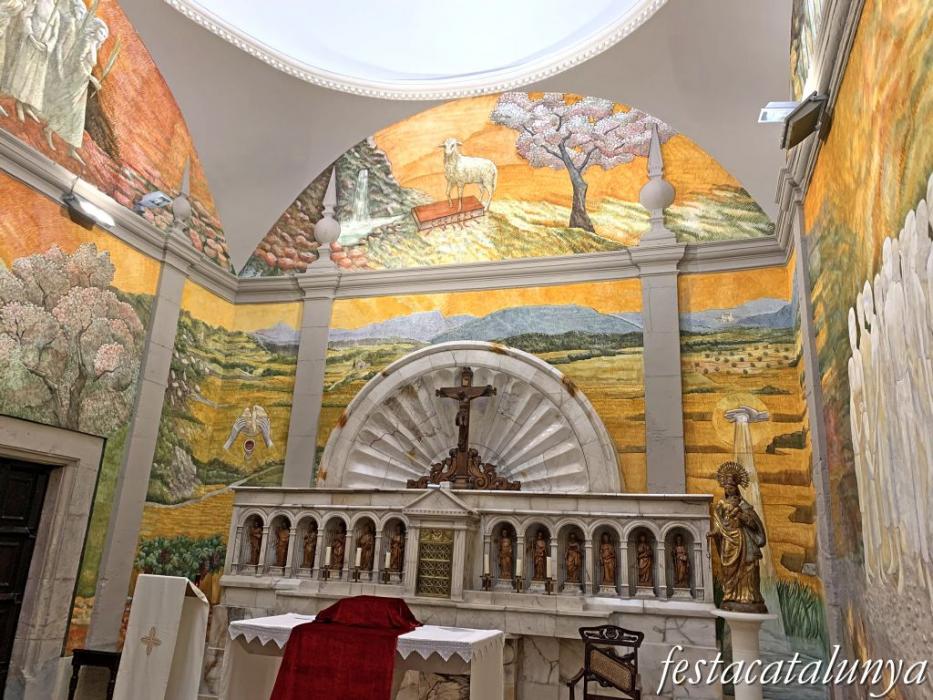 Santa Coloma de Queralt - Interior de l'església de Santa Maria 