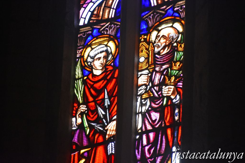 Santa Coloma de Queralt - Interior de l'església de Santa Maria 