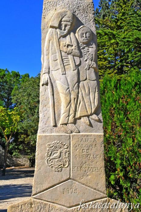 Santa Coloma de Queralt - Monument a la Vellesa