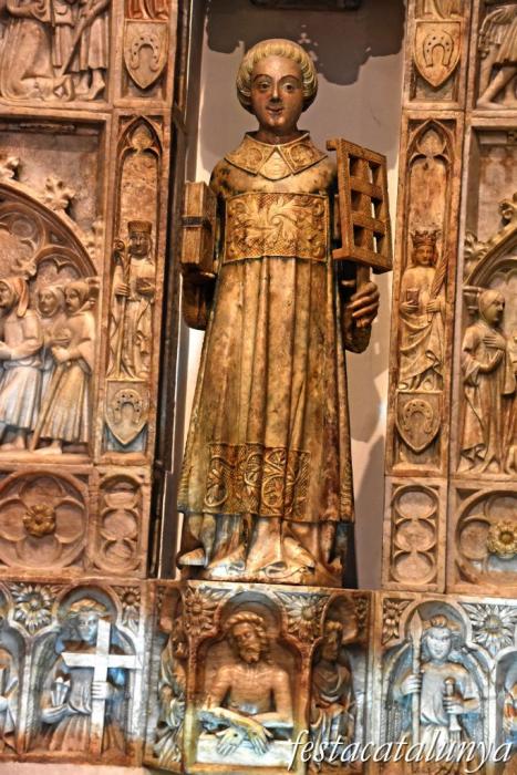 Santa Coloma de Queralt - Retaule de Sant Llorenç a Santa Maria 