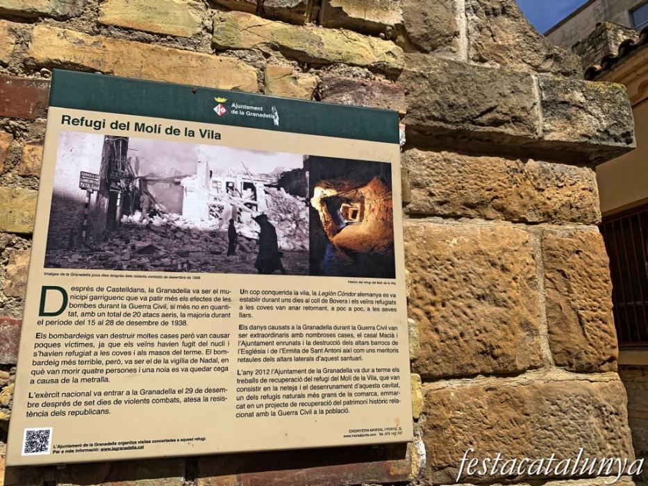 La Granadella - Refugi de la guerra civil del Molí de la Vila 