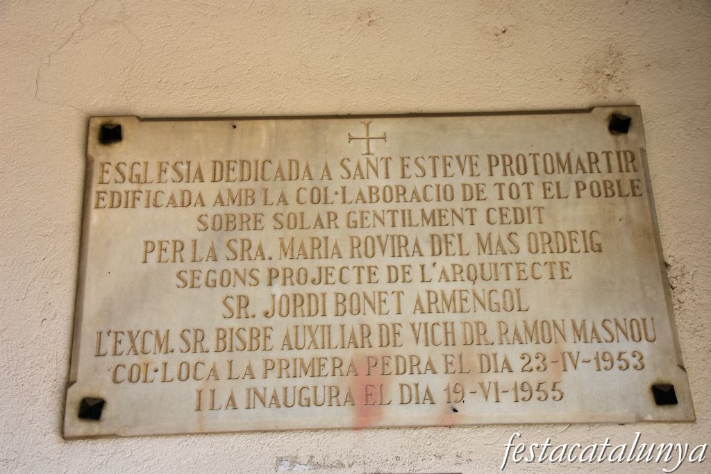 Les Masies de Voltregà - Església nova de Sant Esteve de Vinyoles 