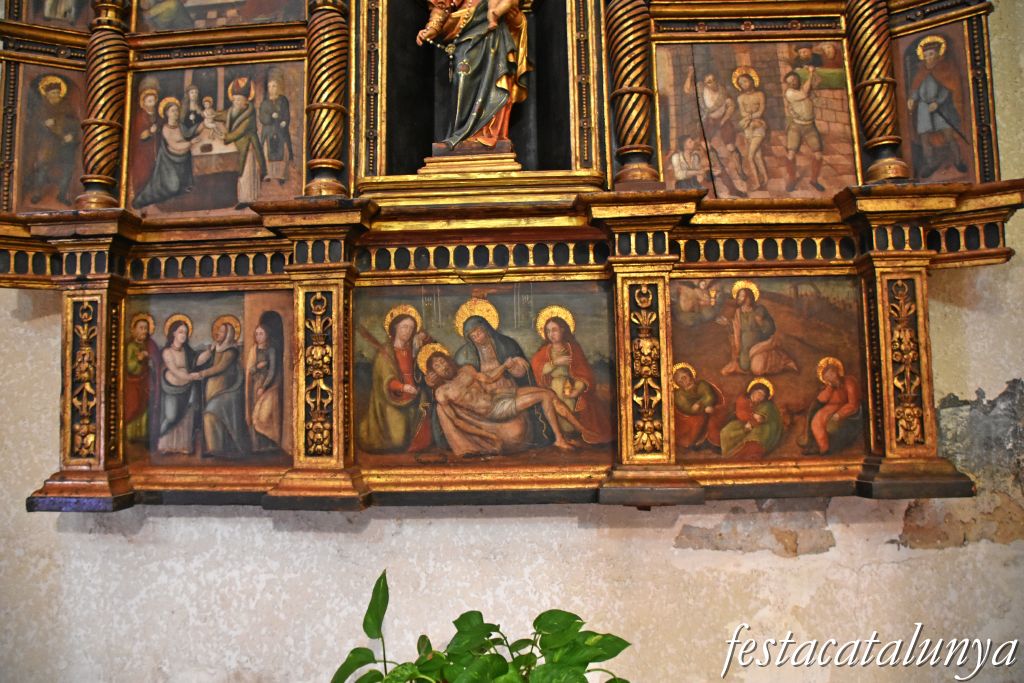 Vinyols i els Arcs - Retaule del Roser a Santa Caterina 