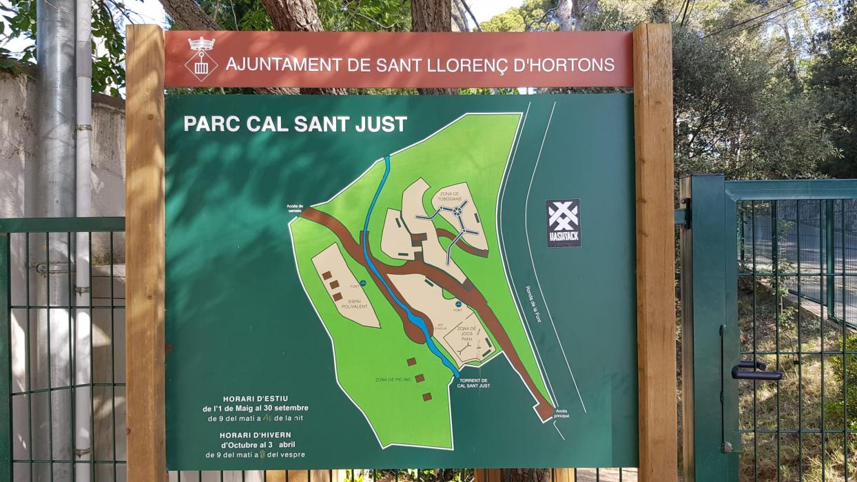 Parc de Cal Sant Just a Sant Llorenç d'Hortons