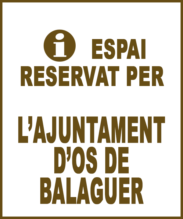 Os de Balaguer - Anunci no disponible