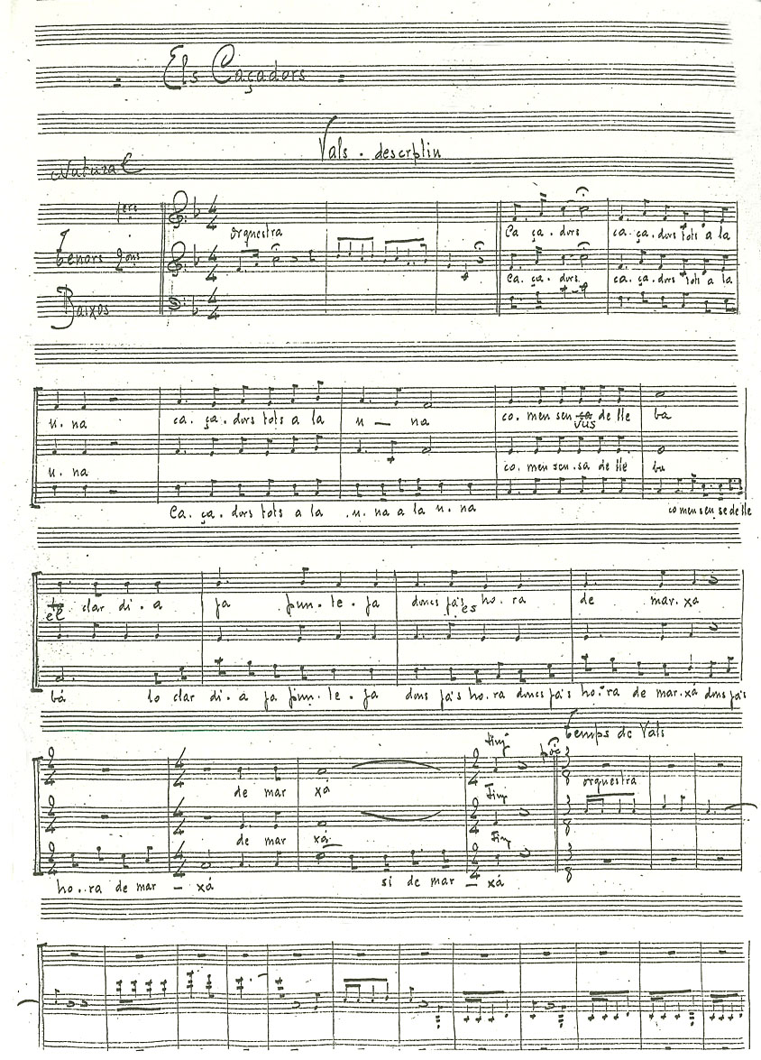 Hostalets de Pierola, Els - Barri rera Església (Vals Els Caçadors)