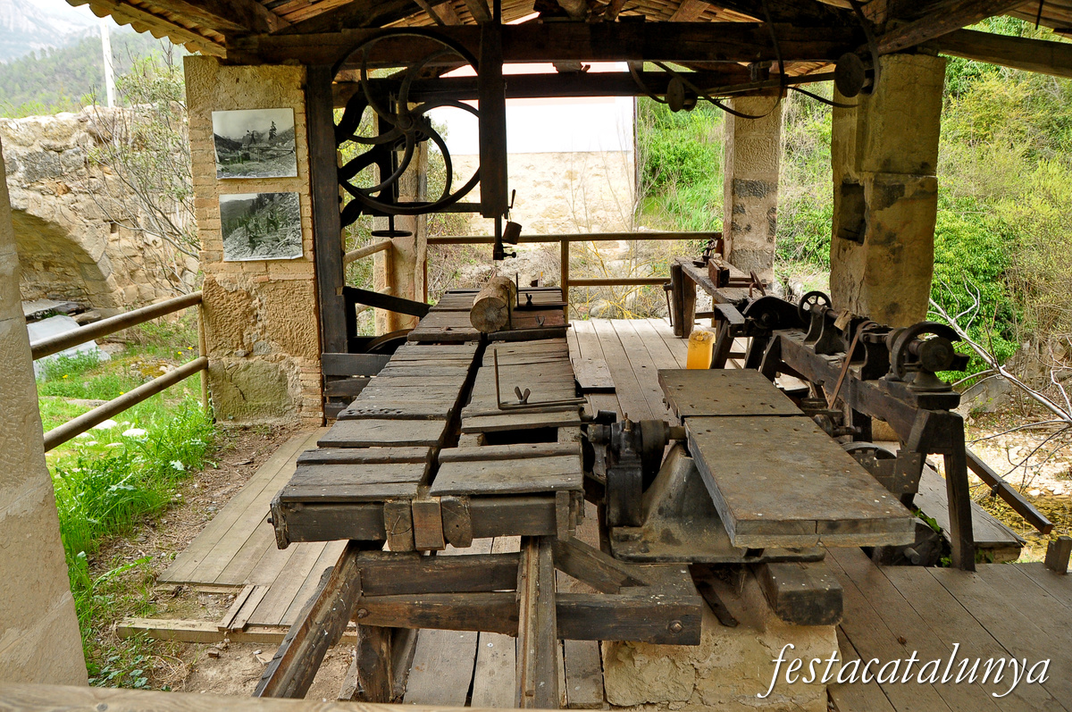 Navès - Serradora de ca l'Ambrós a la vall d'Ora 