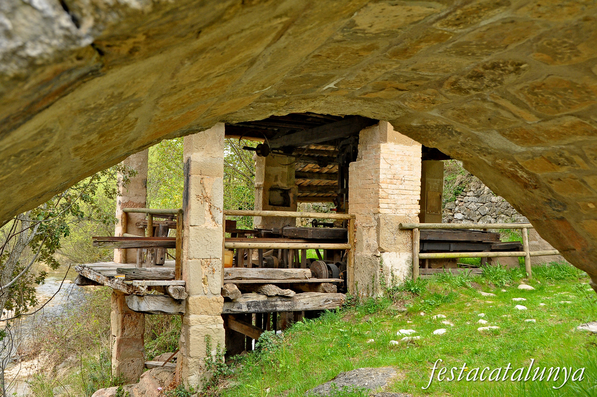 Navès - Serradora de ca l'Ambrós a la vall d'Ora