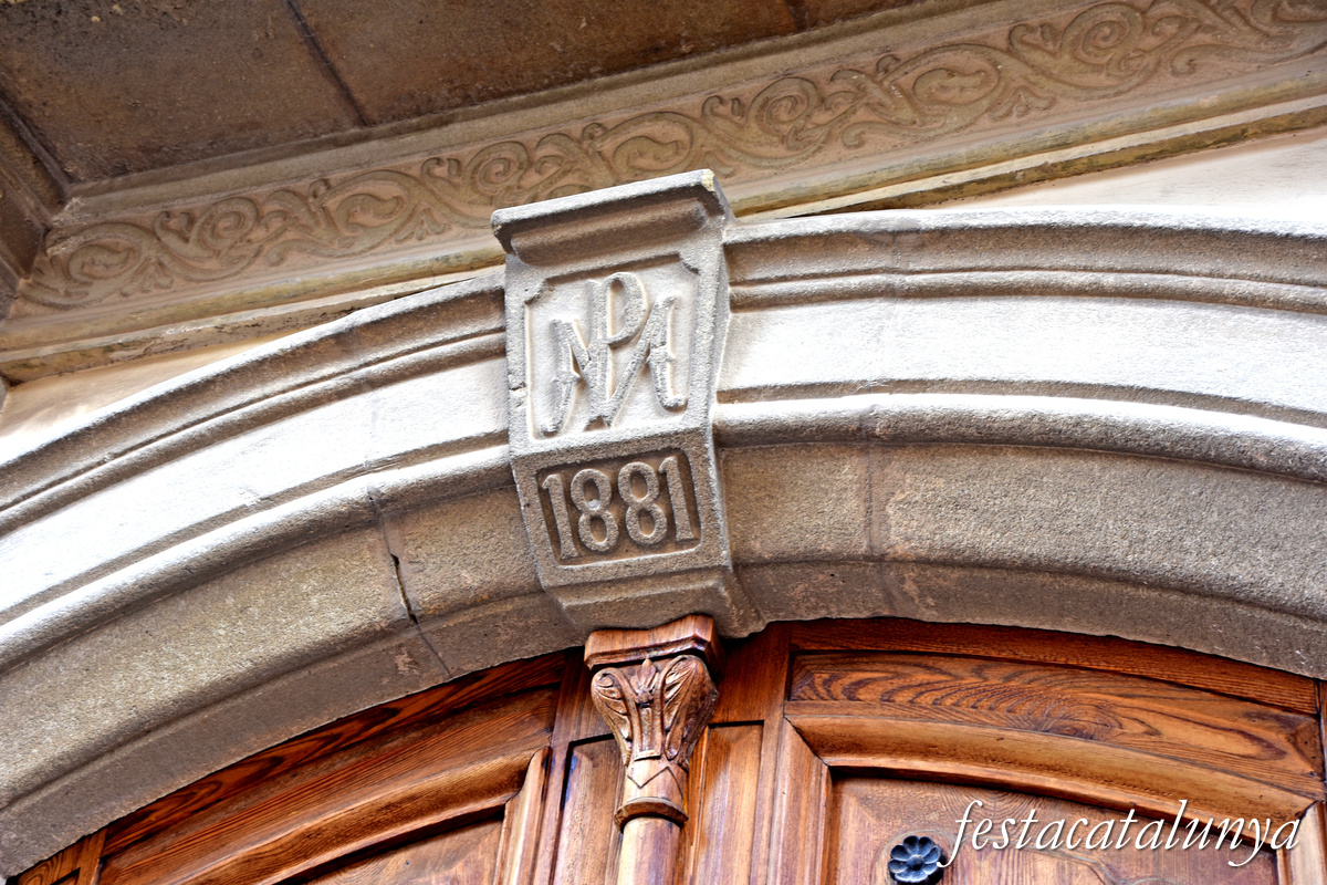 Centelles - Església parroquial de Santa Coloma i sagrera - Casa Pratmarsó 