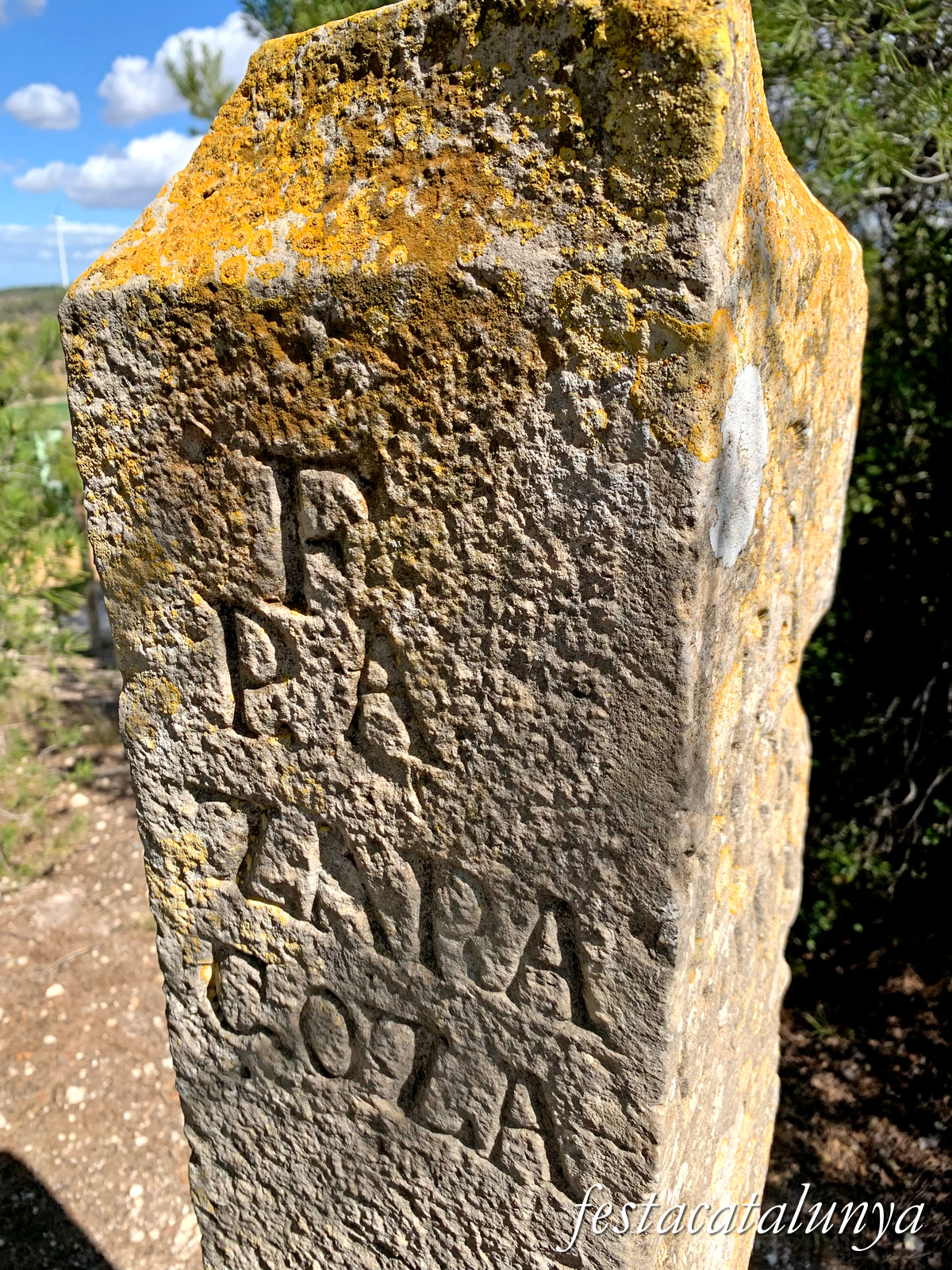 Almatret - Fita de les tres províncies: Tarragona, Lleida i Saragossa 