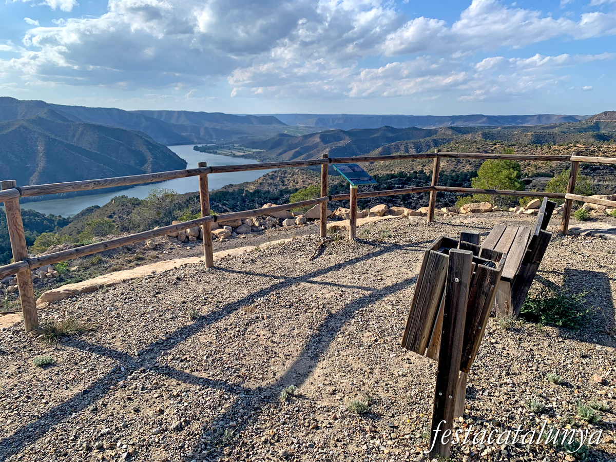 Almatret - Mirador de la Corba de l'Espanyola 