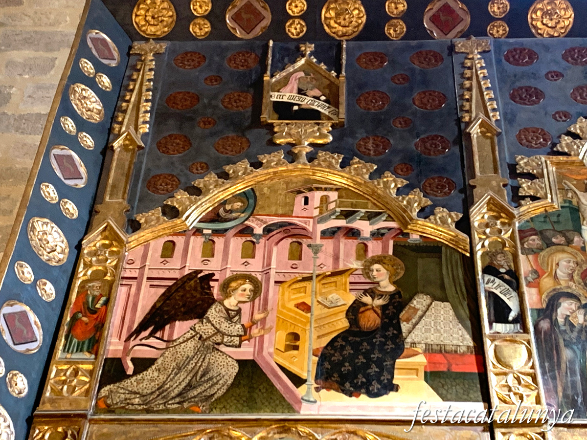 Rubió - Retaule de Santa Maria (Anunciació)