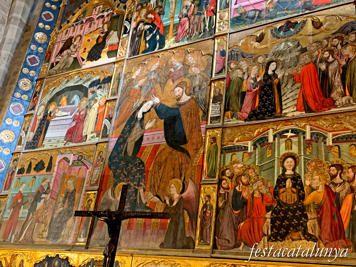 Rubió - Retaule de Santa Maria (Coronació de la Mare de Déu)