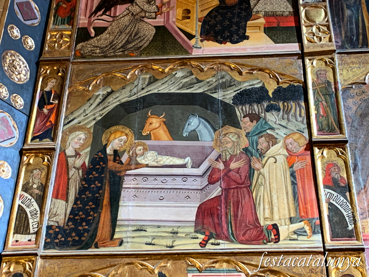 Rubió - Retaule de Santa Maria (Nativitat)
