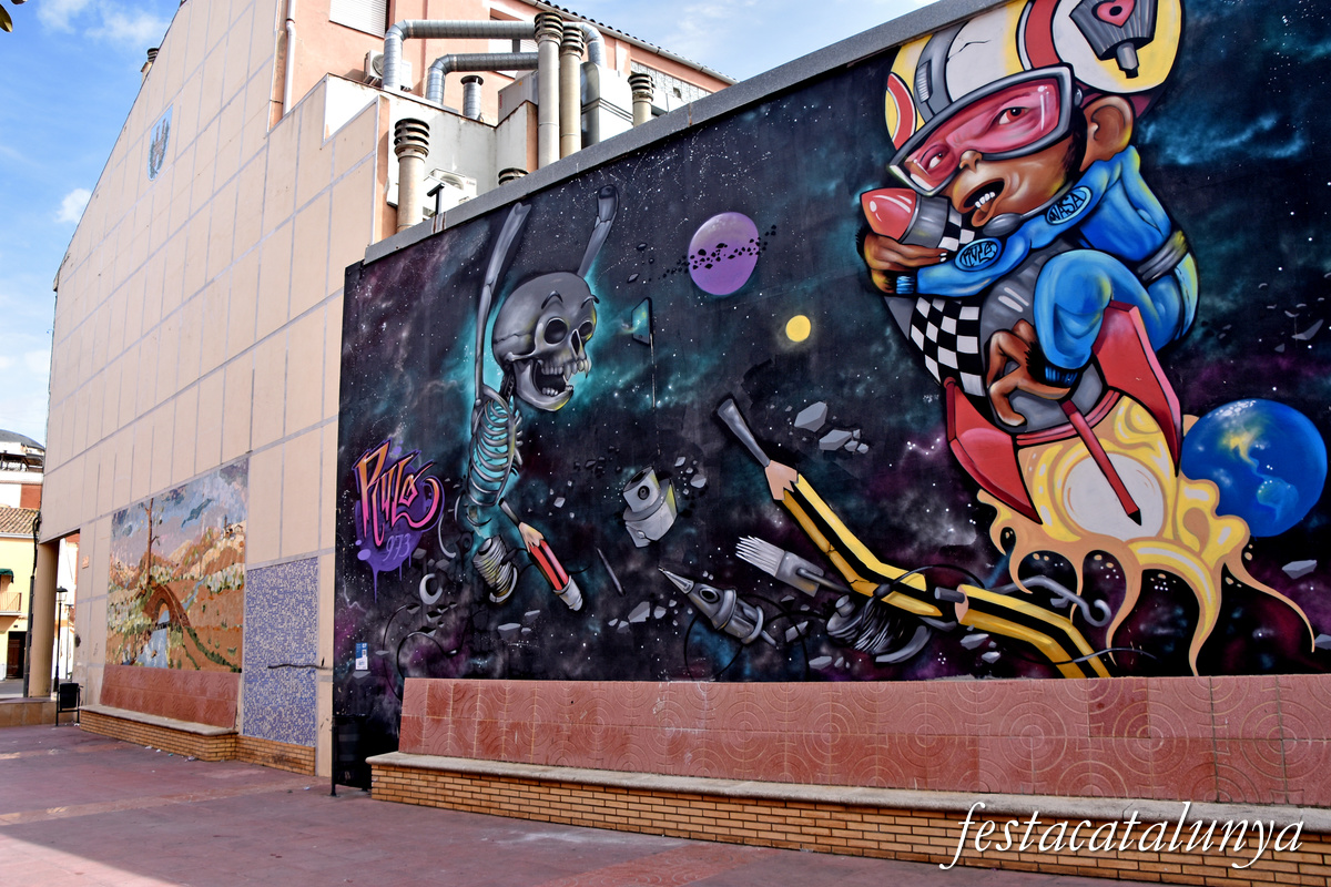 Torrefarrera - Mural de la Plaça Miremont 