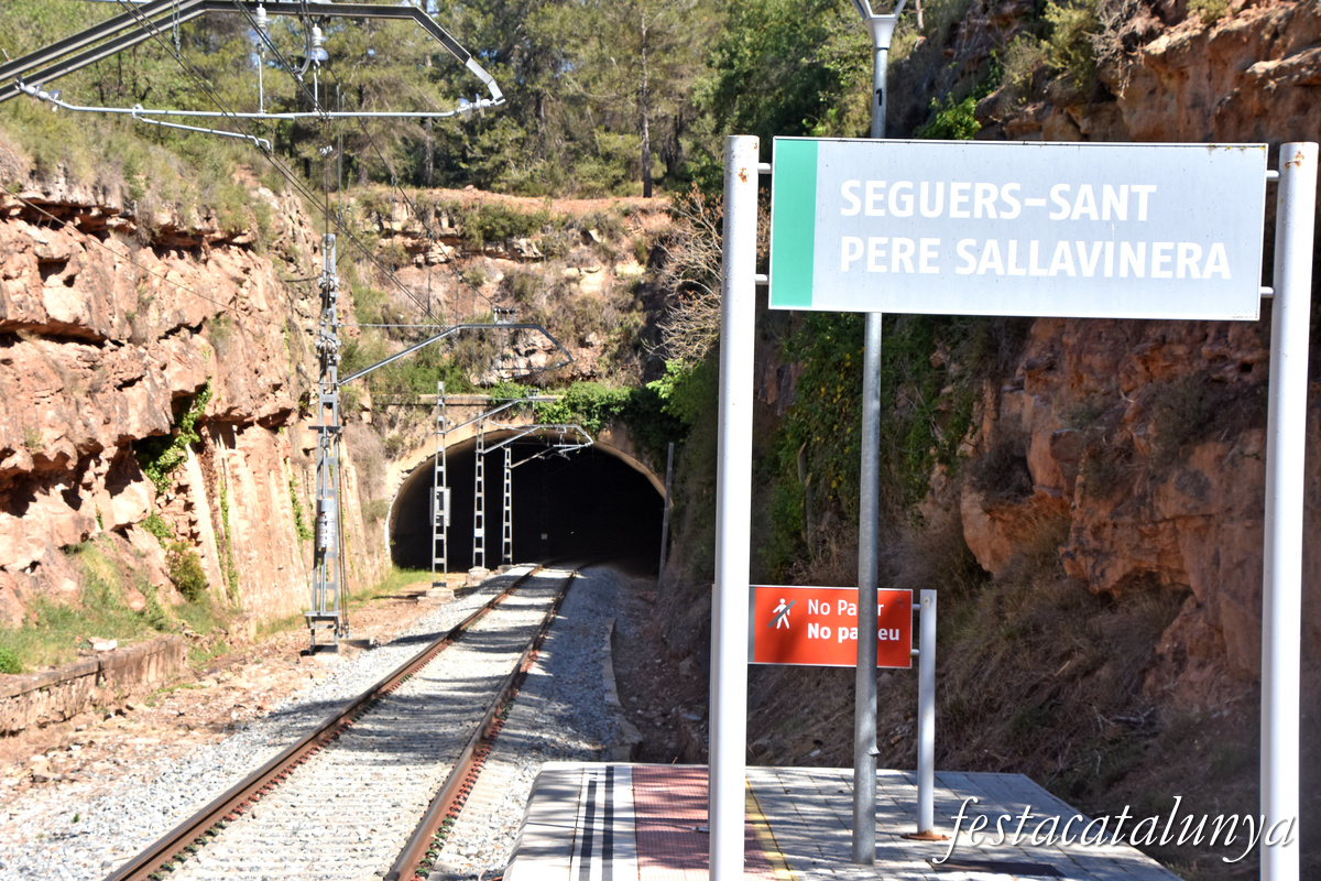Sant Pere Sallavinera - Estació de tren de Seguers-Sant Pere Sallavinera