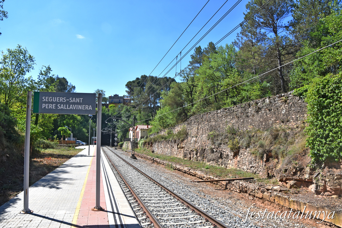 Sant Pere Sallavinera - Estació de tren de Seguers-Sant Pere Sallavinera 